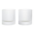 Ripple Tumbler Glasses - Set of 2 - Clear