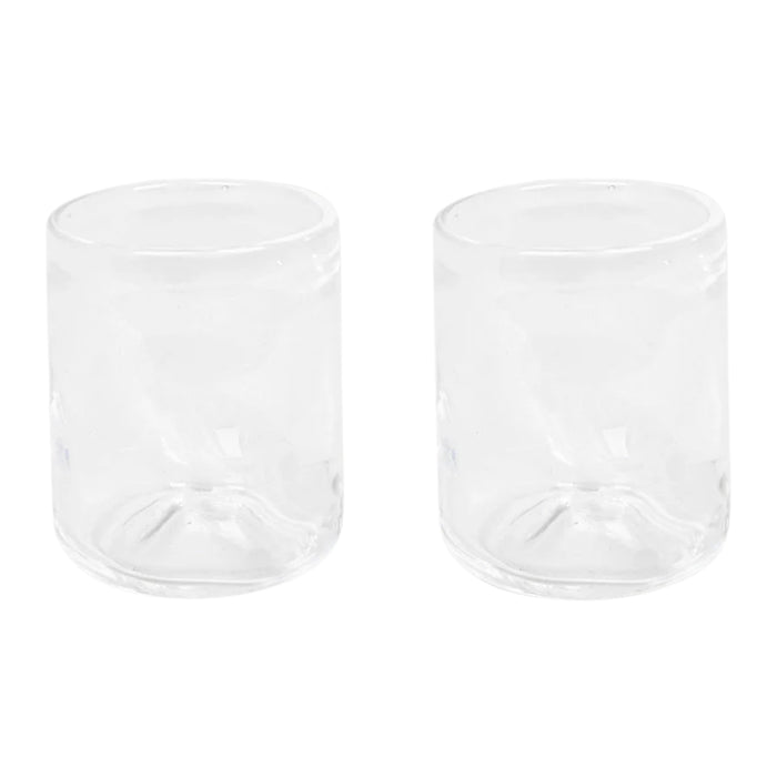 0405 Glass - Small - Clear - Set of 2