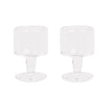 0405 Stem Glass 2 - Clear - Small - Set of 2