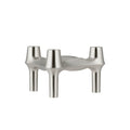 STOFF Nagel BMF Candle Holder, Brushed Chrome
