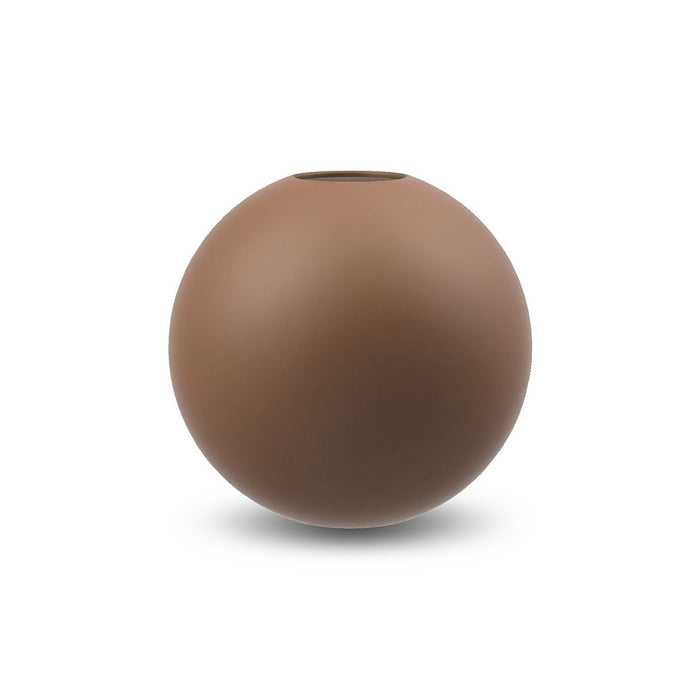 Ball Vase Coconut 10cm - Batten Home