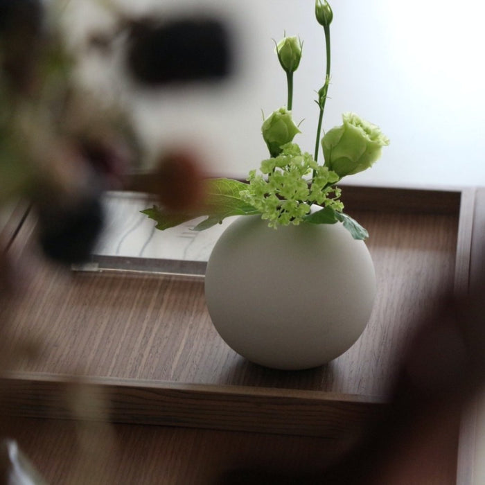 Ball Vase Sand 10cm - Batten Home
