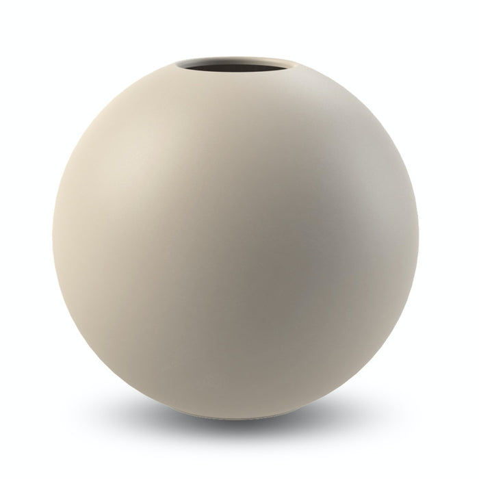 Ball Vase Sand 30cm - Batten Home