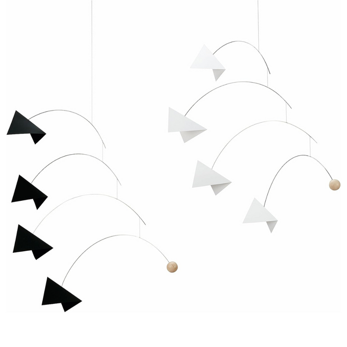 Black and White Mirage Mobile - Batten Home
