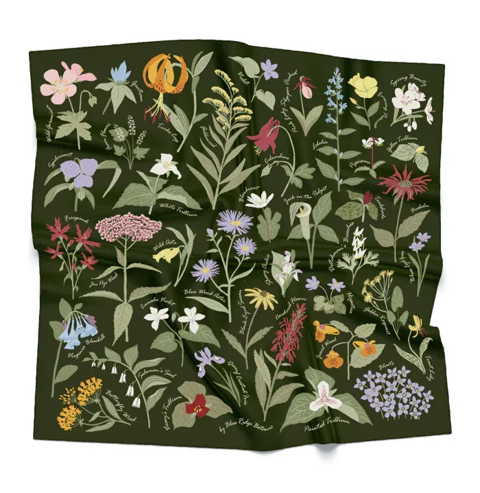 Blue Ridge Botanic Field Guide Bandanas - Sow True Seed