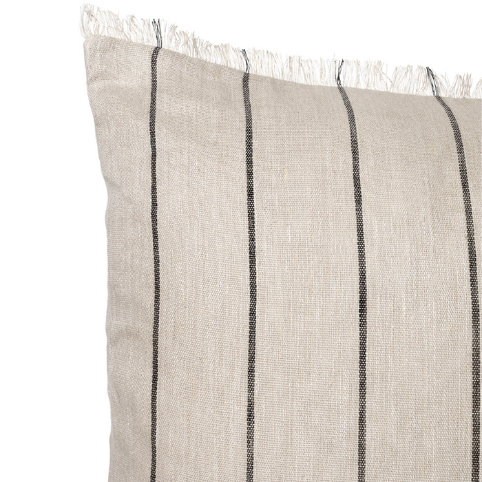 Ferm LivingCalm Cushion 78x78 - Camel / Black - Batten Home