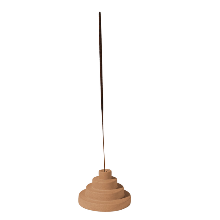 Ceramic Meso Incense Holder - Terracotta - Batten Home