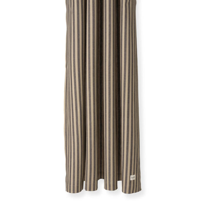 Chambray Shower Curtain Sand/Black - Batten Home