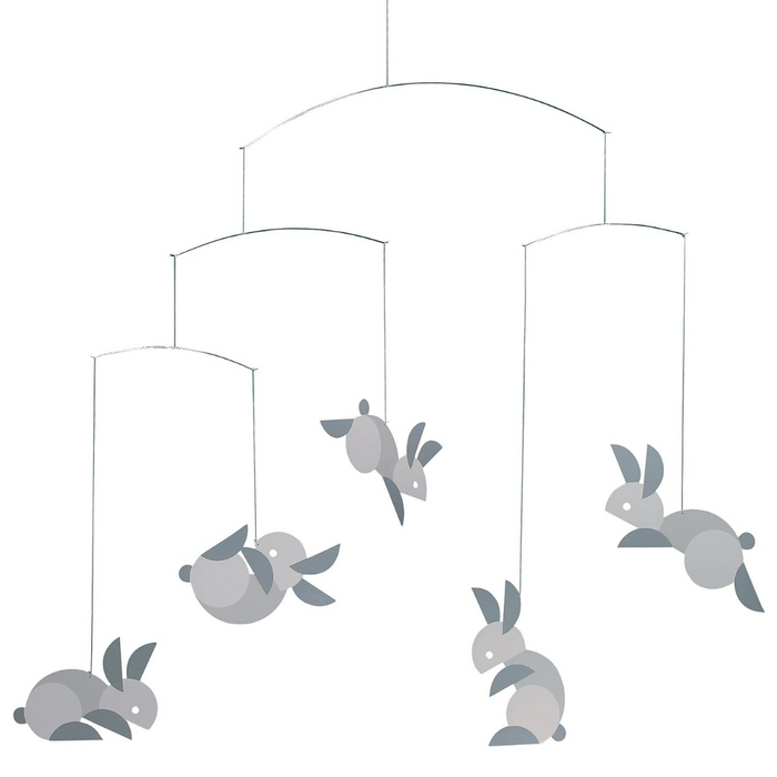 Circular Bunnies Mobile - Batten Home