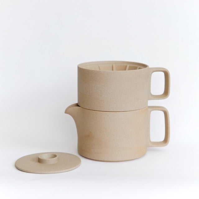 Hasami PorcelainCoffee Dripper in Natural - Batten Home