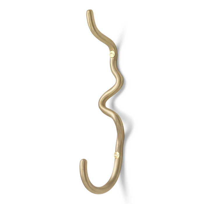 Curvature Hook - Brass - Batten Home