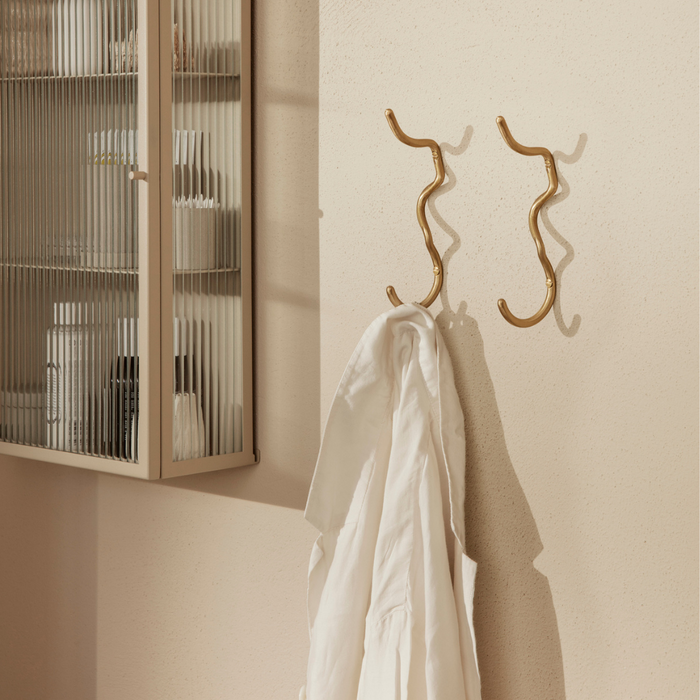 Curvature Hook - Brass - Batten Home