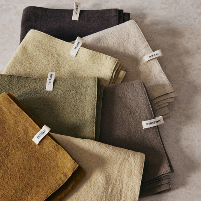 Day Tea Towels - Set of 7 - Calm - Batten Home
