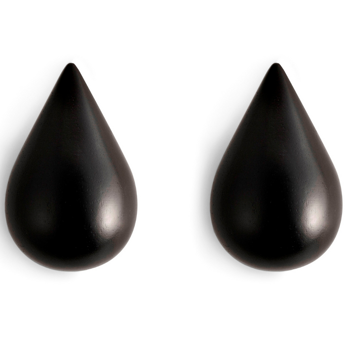 The Dropit Hooks by Normann Copenhagen were created in collaboration with Asshoff & Brogård as an expressive way to hang your favorite items from the wall. We love the teardrop shape of this simple wooden hook, which looks cool styled in pairs or in larger groupings too.