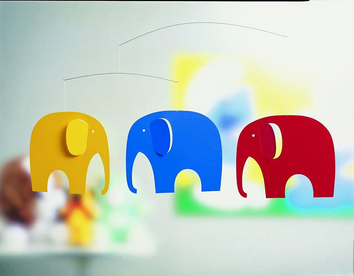 Elephant Party Mobile - Batten Home
