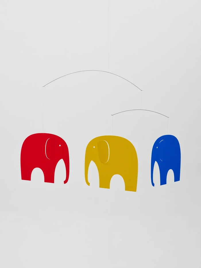 Elephant Party Mobile - Batten Home