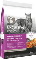 Exclusive® Signature® All Life Stages Chicken & Brown Rice Formula Cat Food