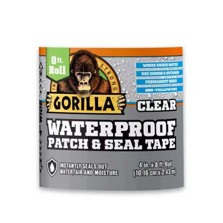 Gorilla Waterproof Patch & Seal Tape 4" x 8'
