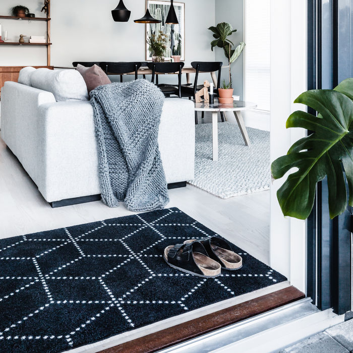 Hagl Floor Mat - Black - Batten Home