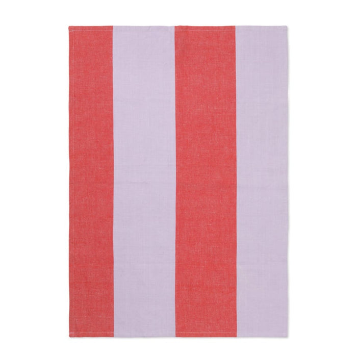 Hale Tea Towel Red | Lilac - Batten Home