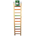 HAPPY BEAKS WOODEN HANGING LADDER