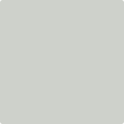 Benjamin Moore Color HC-180 Cliffside Gray wet, dry color sample.