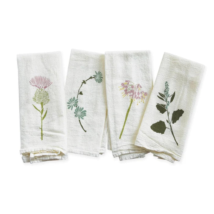 June & December Handmade Cloth Napkin Set of 4 - Sow True Seed