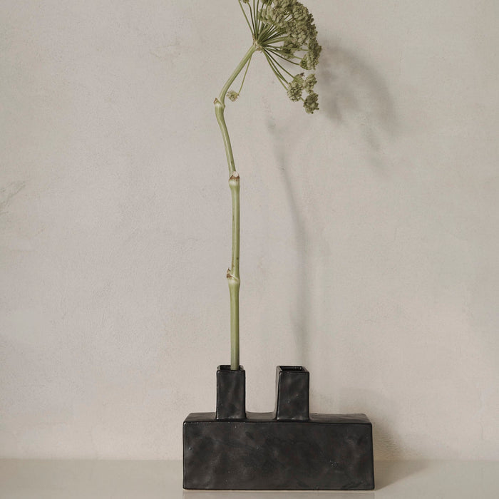 Koa Vase - H17 - Black