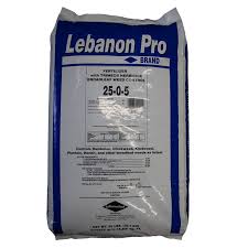 Lebanon Pro Brand Fertilizer with Trimec Herbicide Broadleaf Weed Control 25-0-5 40% PCU
