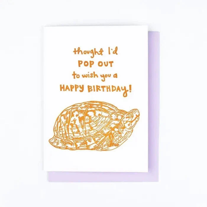 Box Turtle Happy Birthday