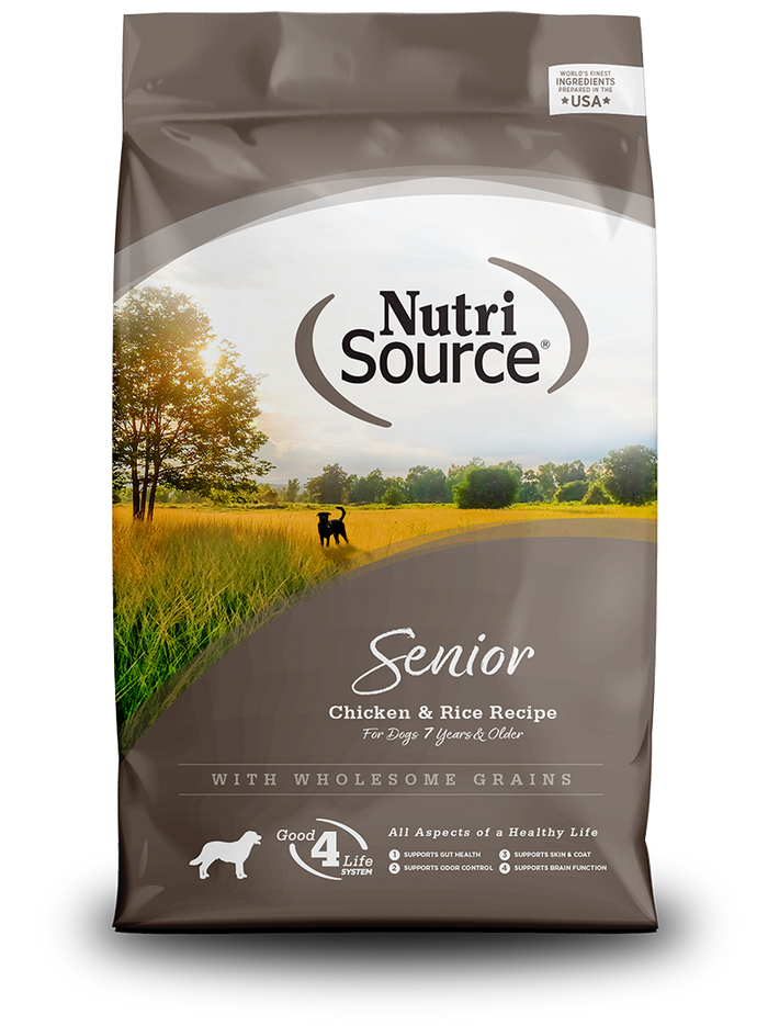 NutriSource® Senior Chicken & Rice Recipe Dog Food