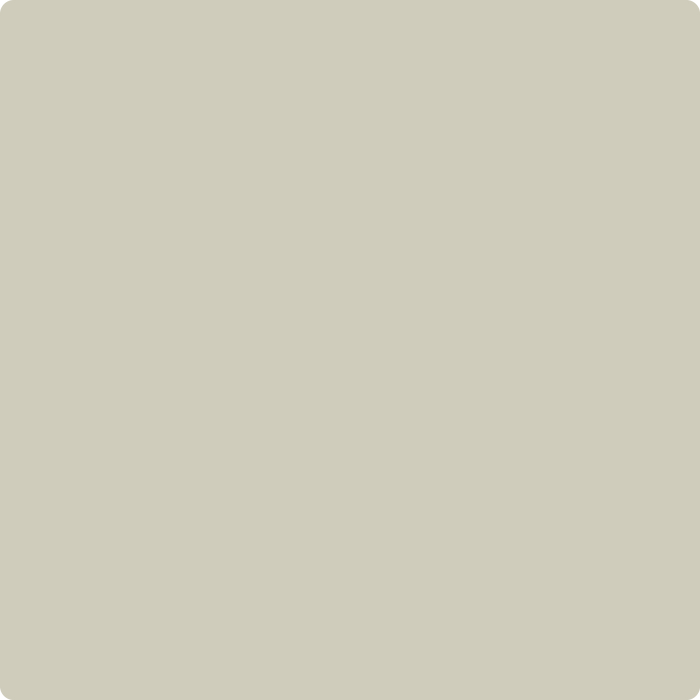 Benjamin Moore Color OC-48 Hazy Skies wet, dry color sample.
