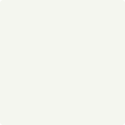 Benjamin Moore Color OC-57 White Heron wet, dry color sample.