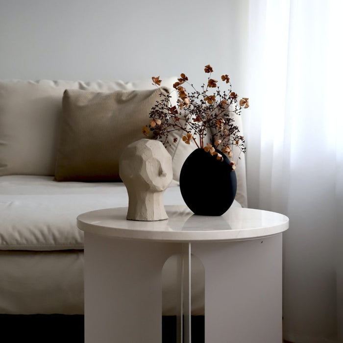 Pastille Vase Black 15cm - Batten Home