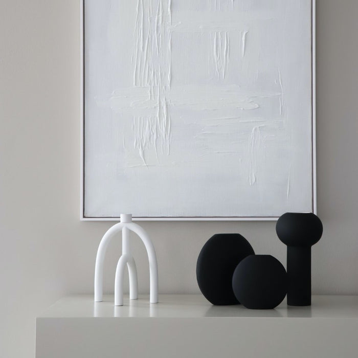 Pastille Vase Black 15cm - Batten Home