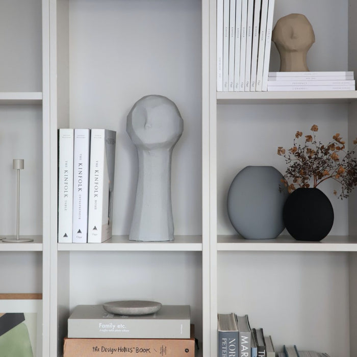 Pastille Vase Grey 20cm - Batten Home