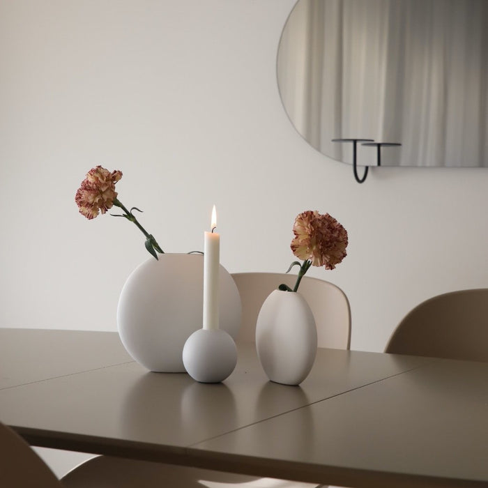 Pastille Vase White 15cm - Batten Home
