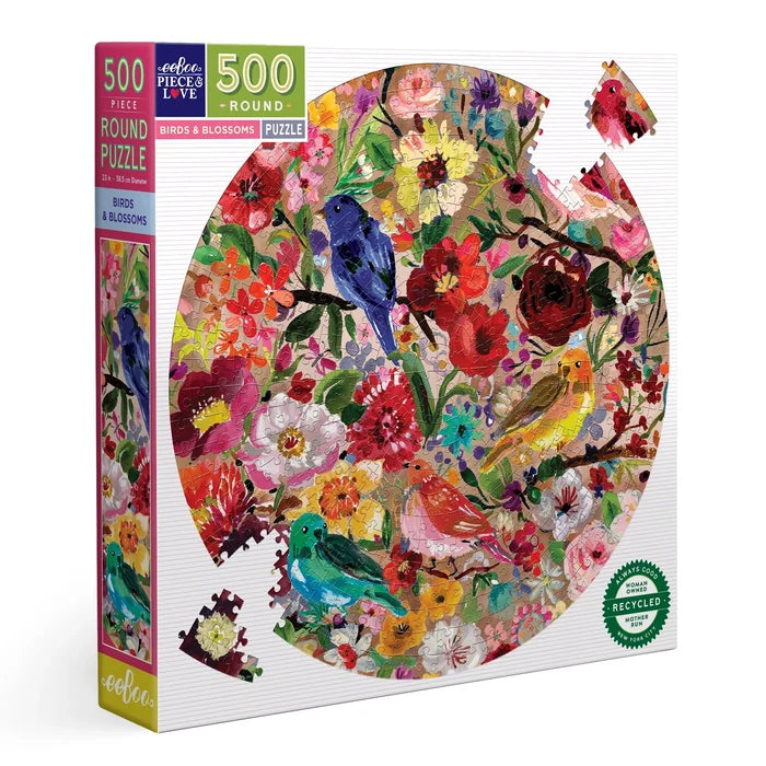 Birds & Blossoms 500 Piece Puzzle
