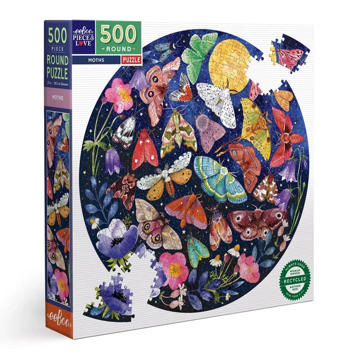 Moths 500 Piece Round