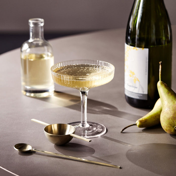 Ferm LivingRipple Champagne Glasses - Batten Home