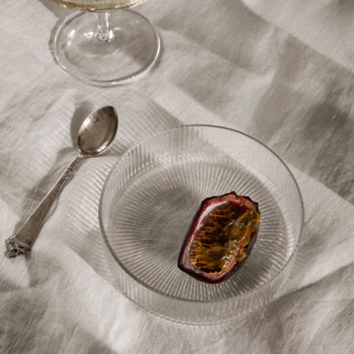 Ripple Serving Bowls Set - Clear - Batten Home