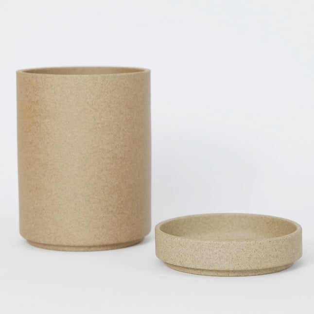 Hasami PorcelainSmall Planter and Saucer Set in Natural - Batten Home
