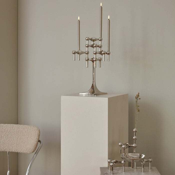 STOFF LED Taper Candle by Uyuni Lighting, Sand, Set of 2 - Batten Home