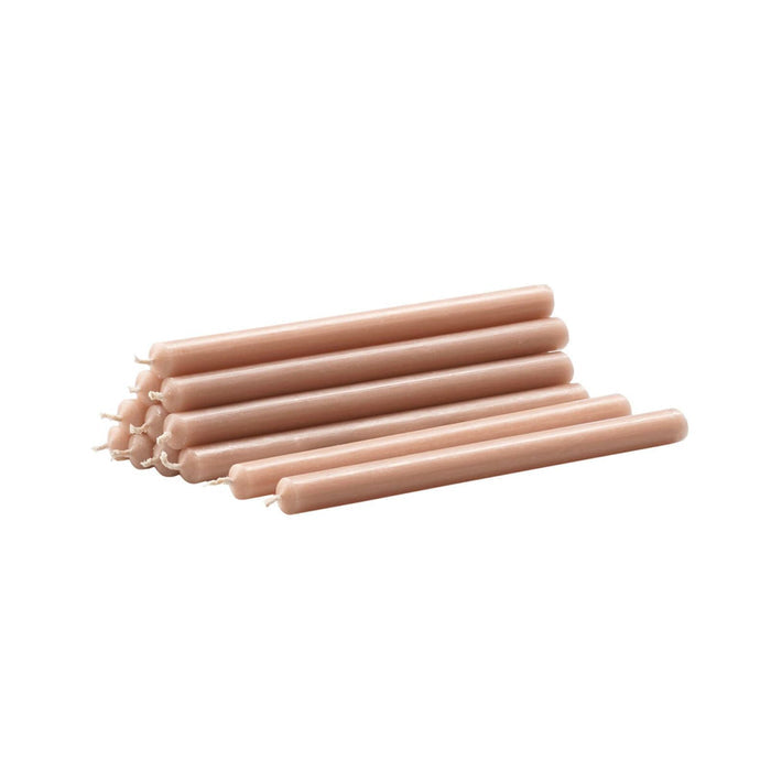 STOFF Nagel Candle, Beige, Set of 12 - Batten Home