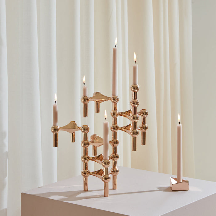 STOFF Nagel Candle, Beige, Set of 12 - Batten Home