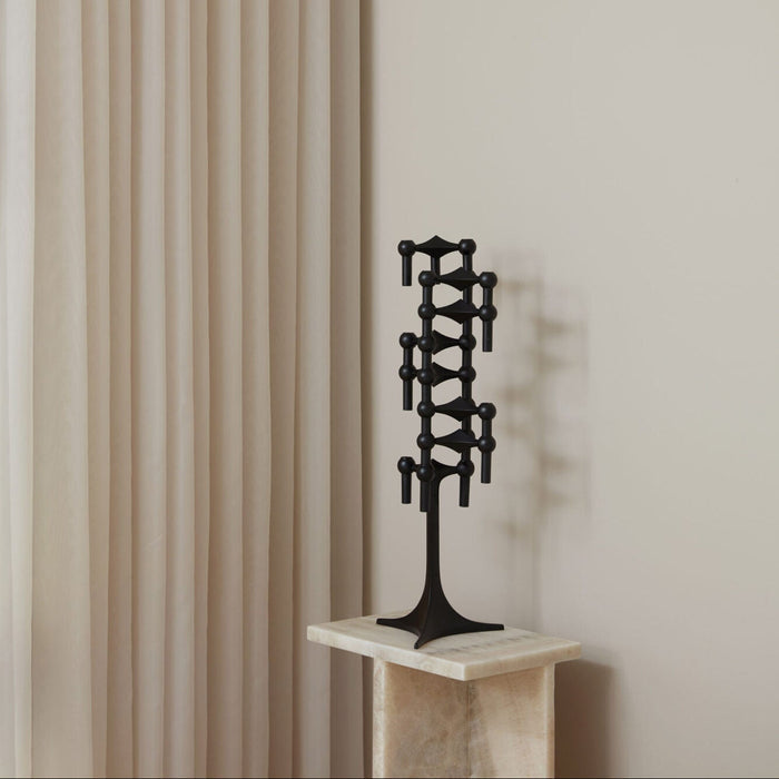 STOFF Nagel Candle Holder, Black - Batten Home