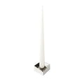 STOFF Nagel Reflect Candle Holder, Large, Chrome - Batten Home