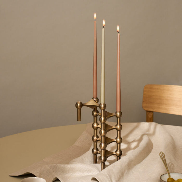STOFF Nagel Taper Candle by Ester & Erik, Artichoke, Set of 6 - Batten Home