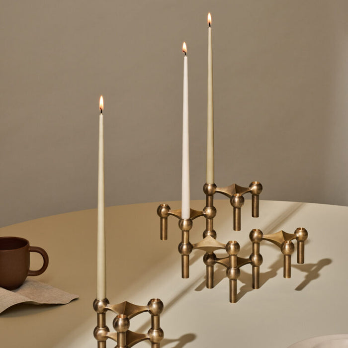 STOFF Nagel Taper Candle by Ester & Erik, Artichoke, Set of 6 - Batten Home