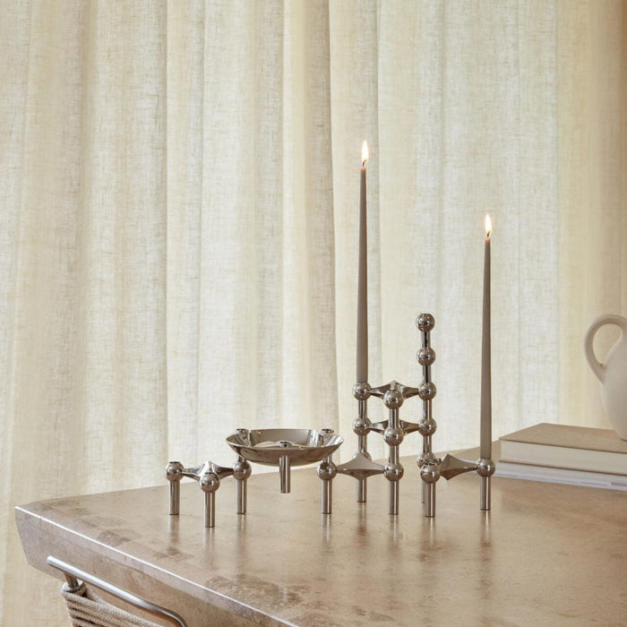 STOFF Nagel Taper Candle by Ester & Erik, Sand, Set of 6 - Batten Home